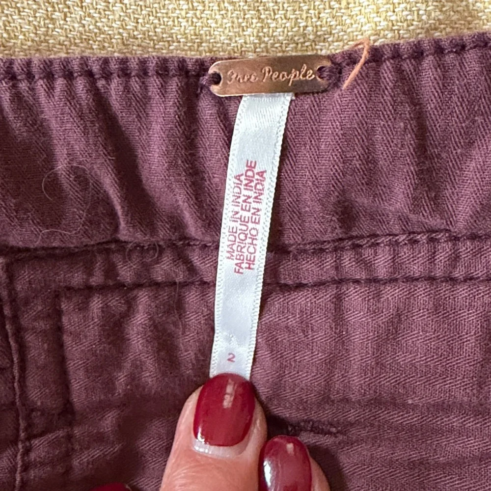 Free People Out of Touch Super Wide Leg Pants EUC Size 2 - Picture 5 of 11